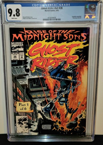 GHOST RIDER #28 CGC 9.8 1ST PRINT 1ST APP OF THE MIDNIGHT SONS CARETAKER LILITH!
