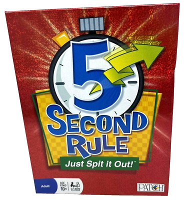 NEW Unopened Patch Products 2010 Just Spit It Out 5 Second Rule Game