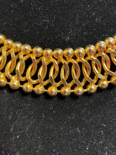 Celine Vintage große goldfarbene Halskette - Bild 2 von 4