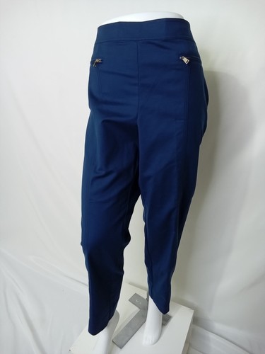 NUOVO PANTALONE ABITO ST. JOHN BLU TAGLIA 16 (MARINE) - Foto 2 di 18