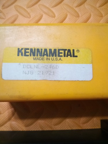 NEW KENNAMETAL DCLNL 246D NJ8 LATHE TURNING TOOL HOLDER 1 1/2" SHANK CNMG 64... - Afbeelding 4 van 8