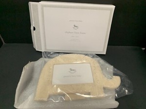 Lg Pottery Barn Kids Elephant Linen Frame Nursery Photo Nursery