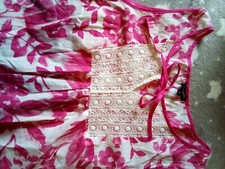 TALBOTS MISSES COTTON PINK NIGHT GOWN NWOT PERFECT