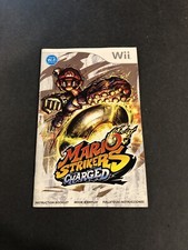 mario strikers charged wii manual only
