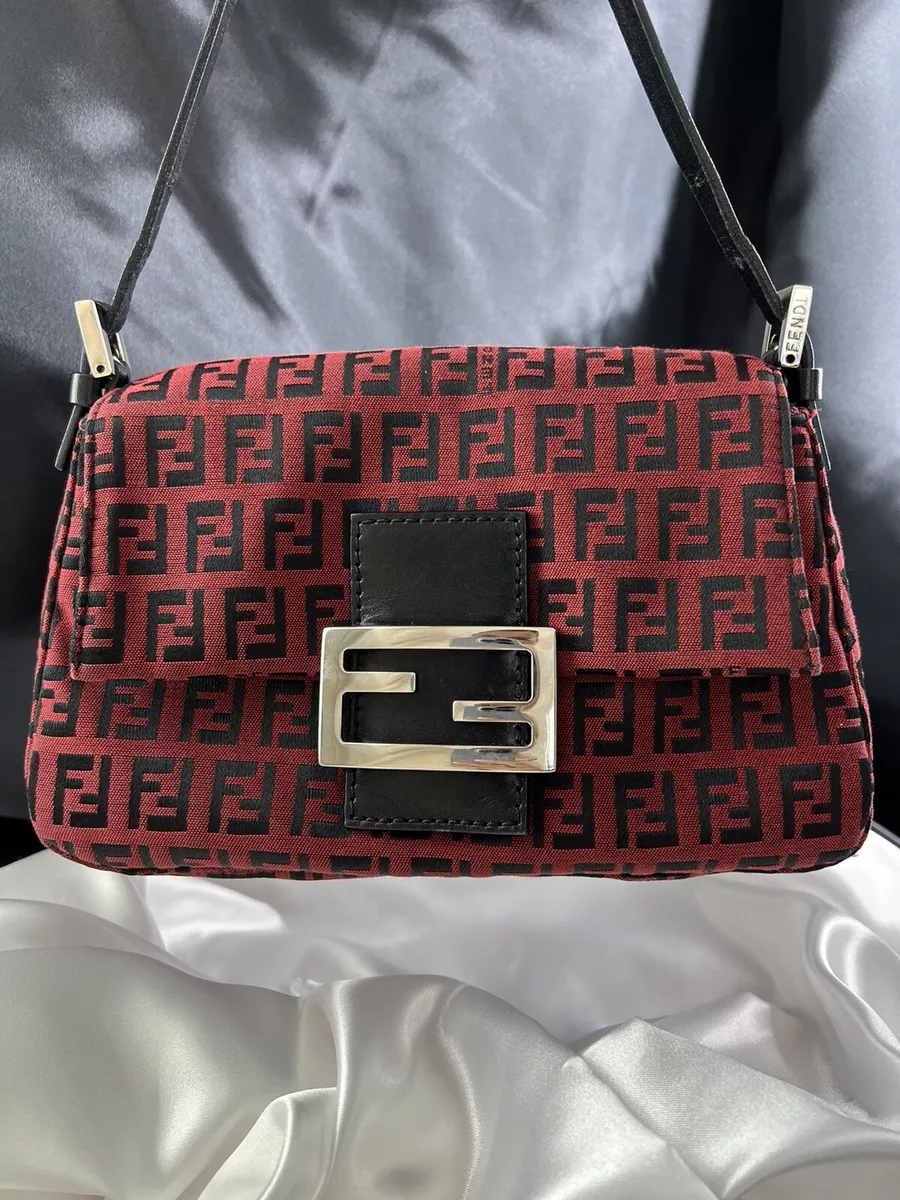 Fendi Zucca Mini Baguette Bag