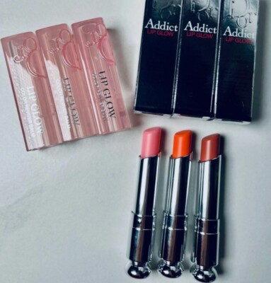 Dior Addict Lip Glow Trio 001 Pink, 004 Coral, 012 Rosewood