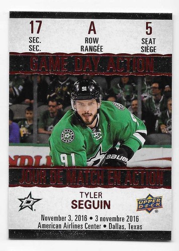 17/18 UPPER DECK TIM HORTONS GAME DAY ACTION (#GDA1-GDA15) U-Pick From List - Picture 6 of 16