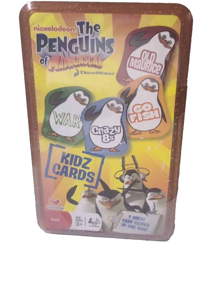 Nickelodeon The Penguins of Madagascar Kidz Cards 2-6 Players