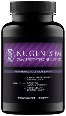 Nugenix  Night Time Testosterone Booster &  Sleep Support Made In USA 30 Serves