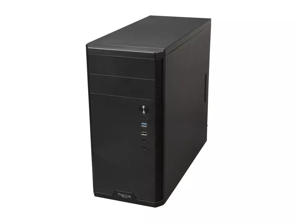 Fractal Design Core 1100, Black, Micro ATX, Mini Tower, Computer Case - Image 4 of 4