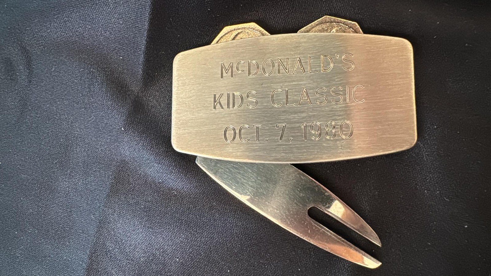 McDonald's Kids golf  Classic Oct. 7 1980 greenskeeper memorbelia