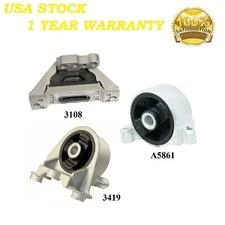3PCS MOTOR & TRANS MOUNT FIT 2002-2006 Saturn Vue 2.2L - Auto Trans
