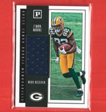 2018 Panini Football Quest Jumbo Rookie Memorabilia. J'Mon Moore. QJ-JM