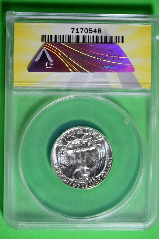 1959 - ANACS MS64 PROOF TYPE B REV FS-901 WASHINGTON QUARTER!! #B27205 - Image 2 of 2