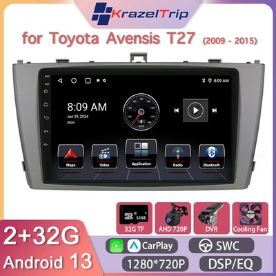 Intelligent System Car Radio for Toyota Avensis T27 2009 - 2014 2015 CarPlay DSP