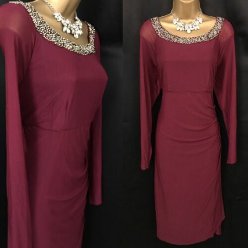ASOS DESIGN midi dress with linear yoke embellishment in mauve | eBay UK ASOS DESIGN midi dress with linear yoke embellishment in mauve | eBay UK