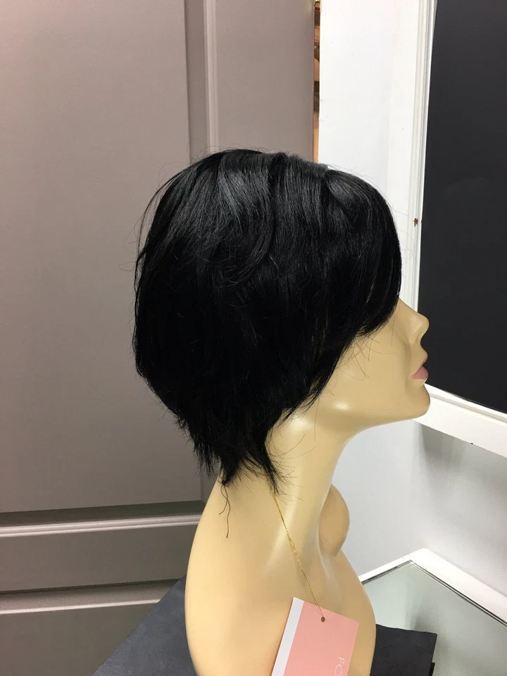 Peluca Pixie Forever Young TWIGGY, Color 1 Negro *OFERTA CERRADA* Foto 2 de 4