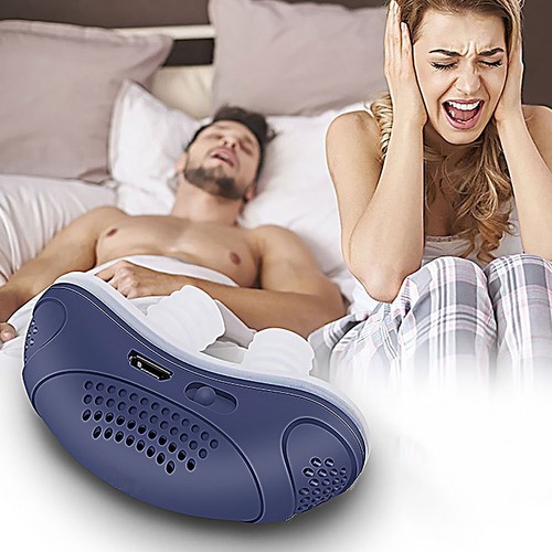 Stop Snore Aid Stopper Micro Electric Noise Anti Snoring Device Sleep Apnea JC - Picture 11 of 16