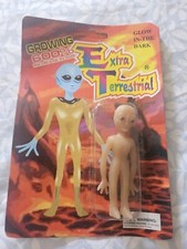 Vintage Glow In The Dark Growing Alien Rare Novelty