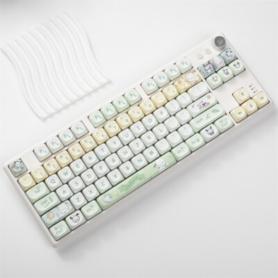 New Pochacco Theme Keycaps PBT MOA Height For Cherry MX keyboard Cute Gift