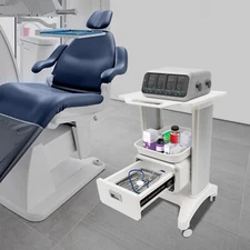 Medical Trolley with Wheels Mobile Trolley for Cosmetic Instruments Rolling Tool