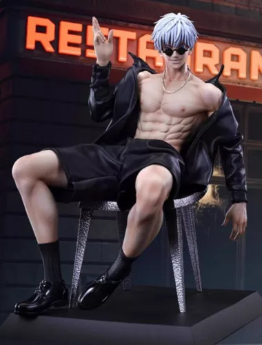 Jujutsu Kaisen Gojo Satoru 1/6 Figure GK Statue Collectible Model W/two Heads - Picture 1 of 6