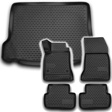 Gummi Kofferraumwanne Fußmatten Set für Mercedes GLA X156 Laderaumwanne Matten