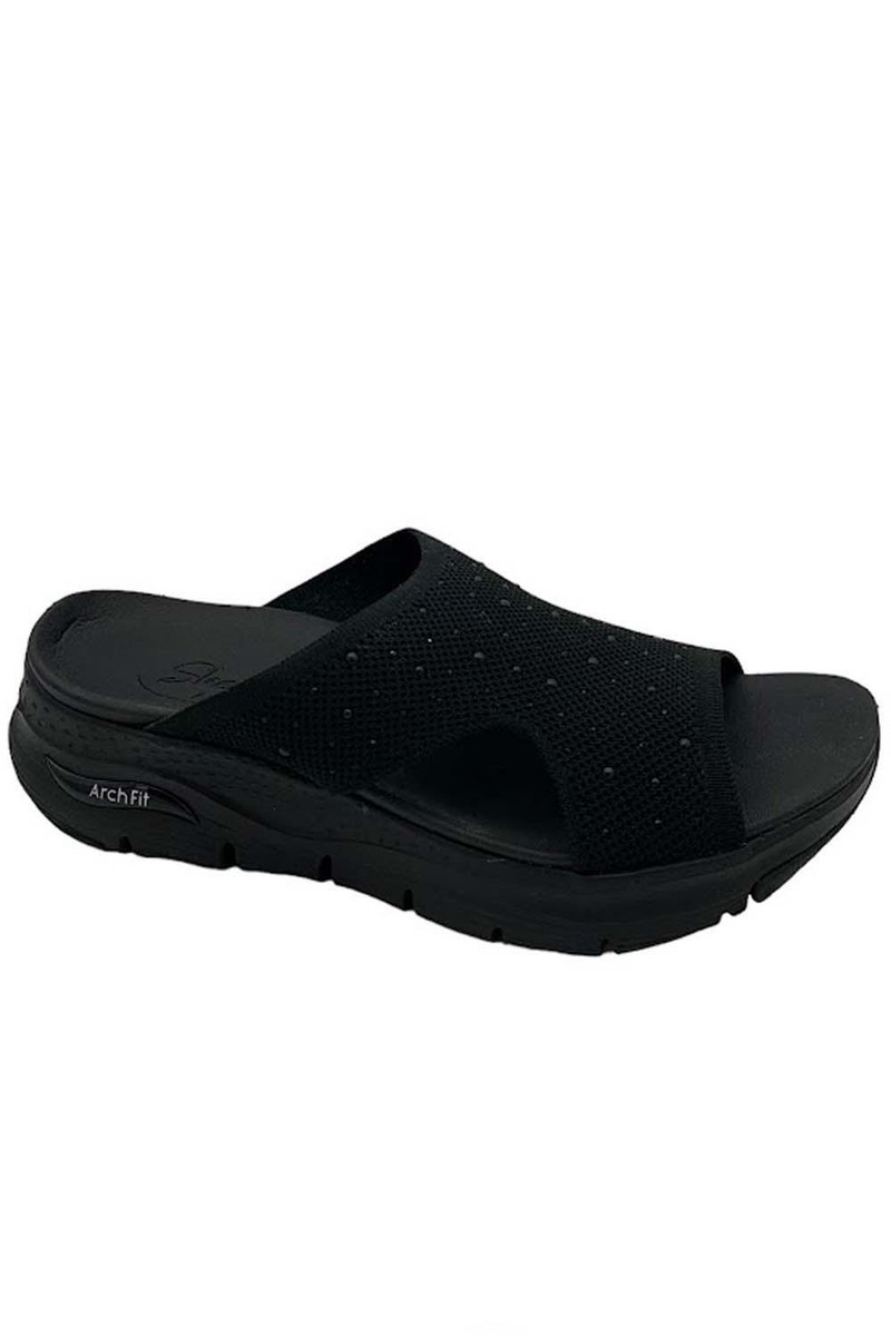 skechers arch fit womens slides