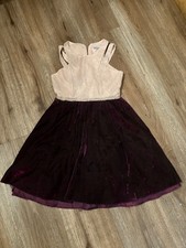 Girls size 10 purple and sparkly top dress by Emily West