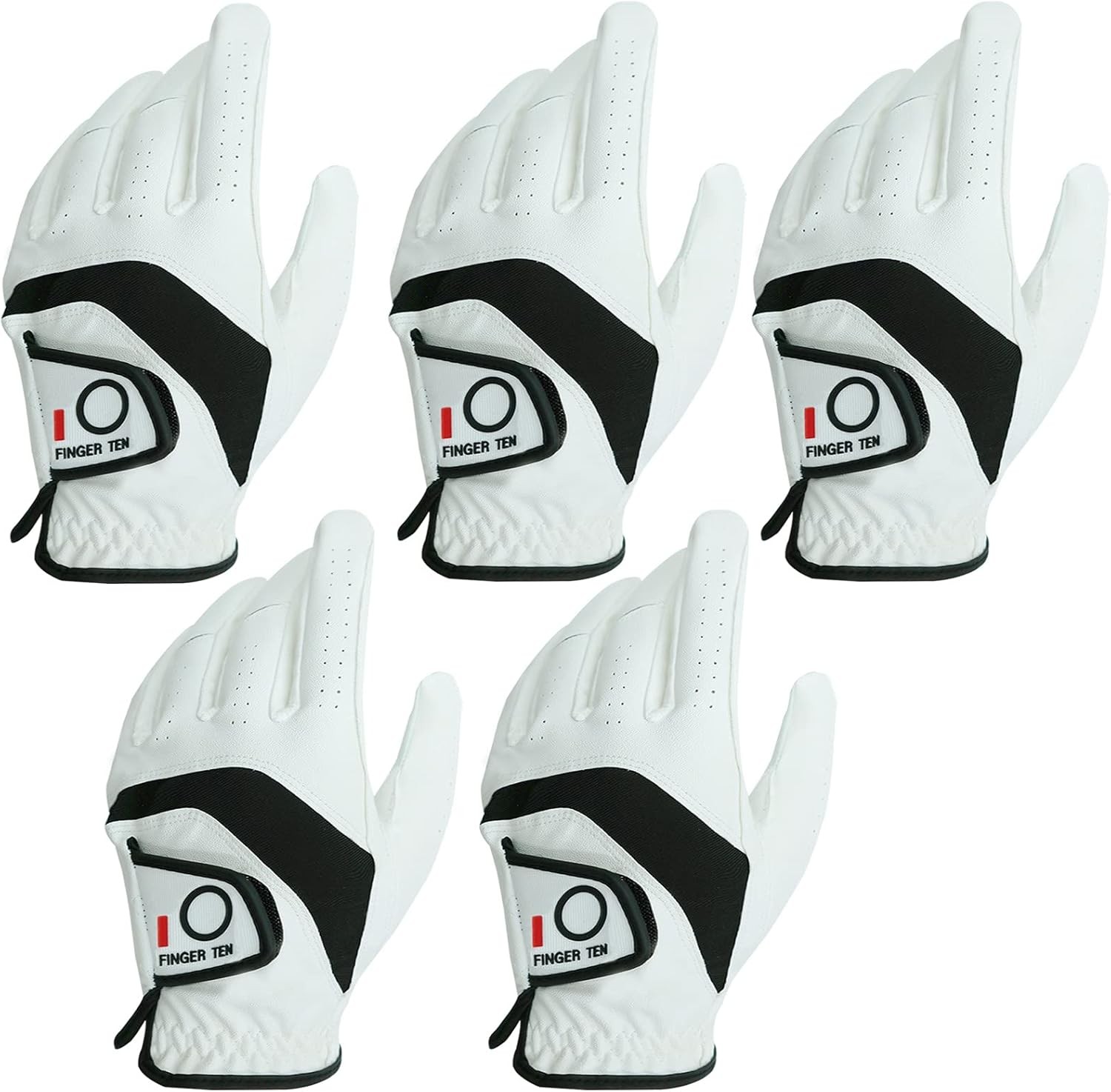 Gloves Left Hand Right 5 Pack Pu Leather Grip Soft Fit Xl M L Large M
