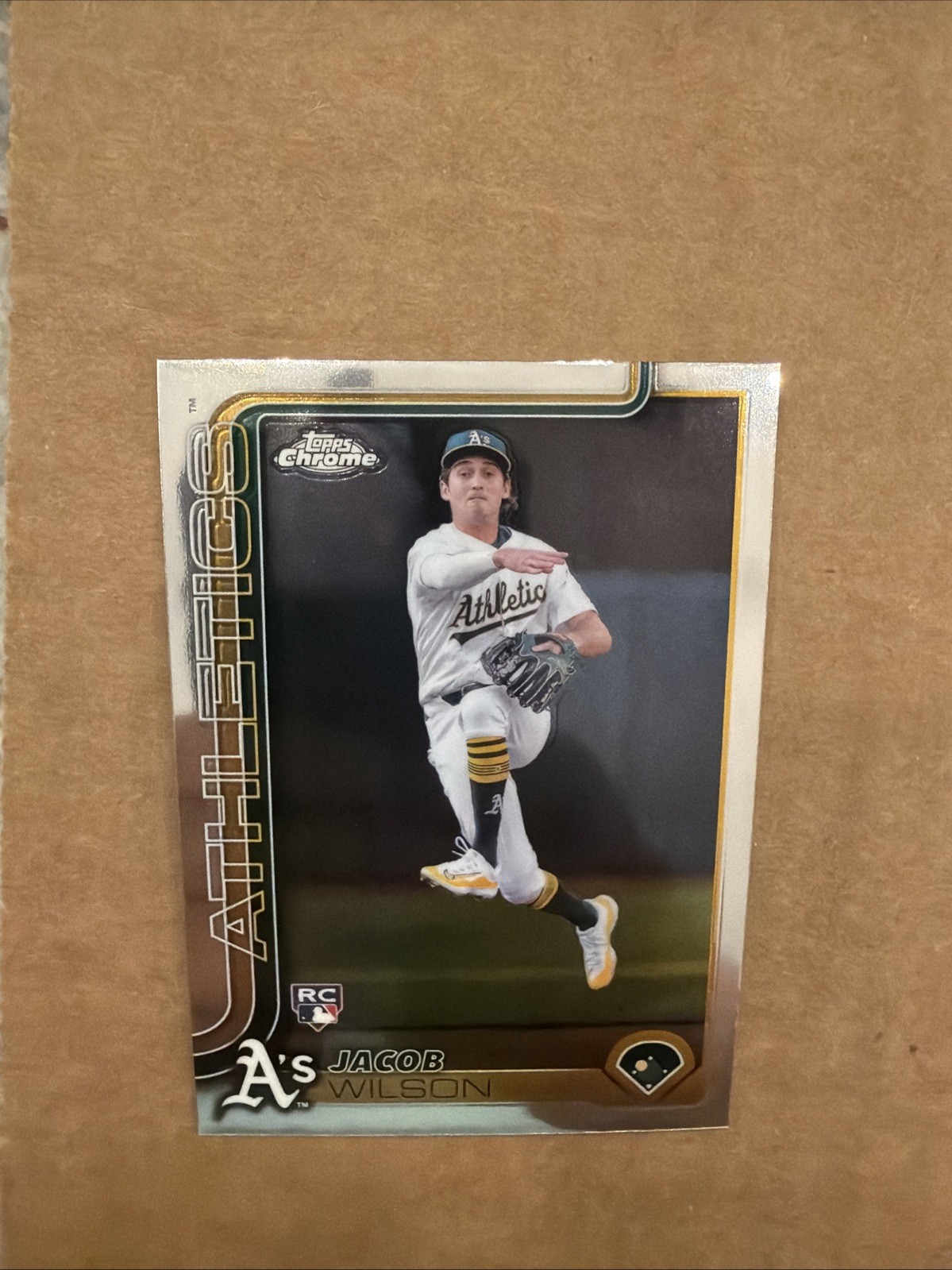 2025 Topps Chrome Jacob Wilson #96 (RC) Athletics