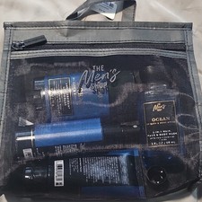 Bath  Body Works Ocean Men's Travel Set: Mist, Deodorant, Wash, Cream, Bag
