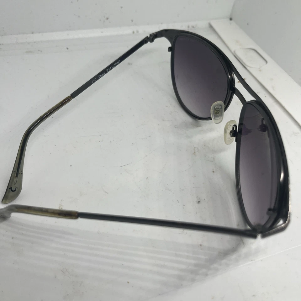 Очки солнцезащитные True Religion черные авиаторские 4027 55-15-133 - Изображение 3 из 4