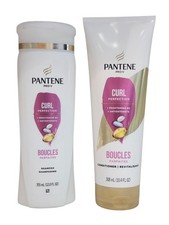 2 PACK Pantene Pro-V CURL PERFECTION Conditioner 72HR Curl Definition  Shampoo