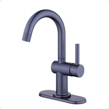 Glacier Bay Dorind Single Hole Single-Handle Deck Mount High-Arc Bathroom Faucet