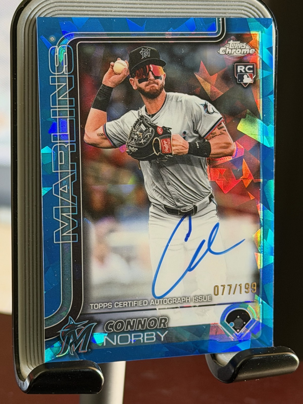2025 Topps Chrome Sapphire Edition -Rookie Connor Norby Connor Norby #RA-CN /199