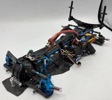 For parts 3 racing TT-01 TT01 carbon chassis with motor and brushless ESC