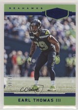 2018 Panini Plates & Patches Blue 8/50 Earl Thomas III #184 8k4