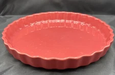 Emile Henry 12” Fluted Tart Quiche Baking Dish 60.00 Red Framboise New Excellent