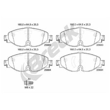 Satz Bremsbeläge Bremsklötze vorne für VW Caddy 4 SAA SAB 5 SBA SBB 24465407