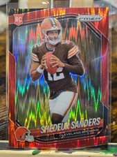 2025 Panini Prizm - Rookies Shedeur Sanders #302 Red Flash Prizm (RC)