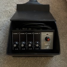 Monacor MMX-4 4-Channel Mixer with 4 Microphone Input