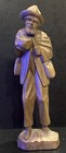 Vintage Hand-Carved Wooden Traveler Wanderer Figurine Folk Art Sculpture — photo 2
