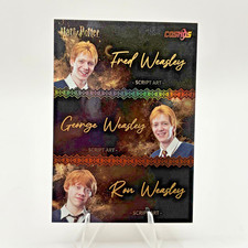 Harry Potter Triple Script Art /10 - 2025 Kakawow Cosmos Weasley Bros CHP-RG-17
