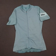 Rapha Jersey Womens Medium Light Blue Pro Team Flyweight Short Sleeve Cycling