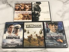War Military DVD LOT Chris Kyle Annapolis USS Indianapolis Vietnam Nicolas Cage