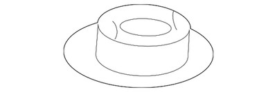 Genuine GM Engine Oil Filter Adapter 93802307