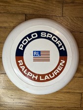 Polo Sport Ralph Lauren Red Beach Frisbee Vintage America Flag Y2K Retro 90s