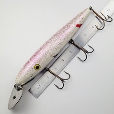 Lee Snyder Musky Lure Muskie Last Supper Metal Lip 9" Wood Bait Plug Crankbait F