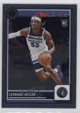 2023-24 Panini NBA Hoops Premium Stock Leonard Miller #80 0q5